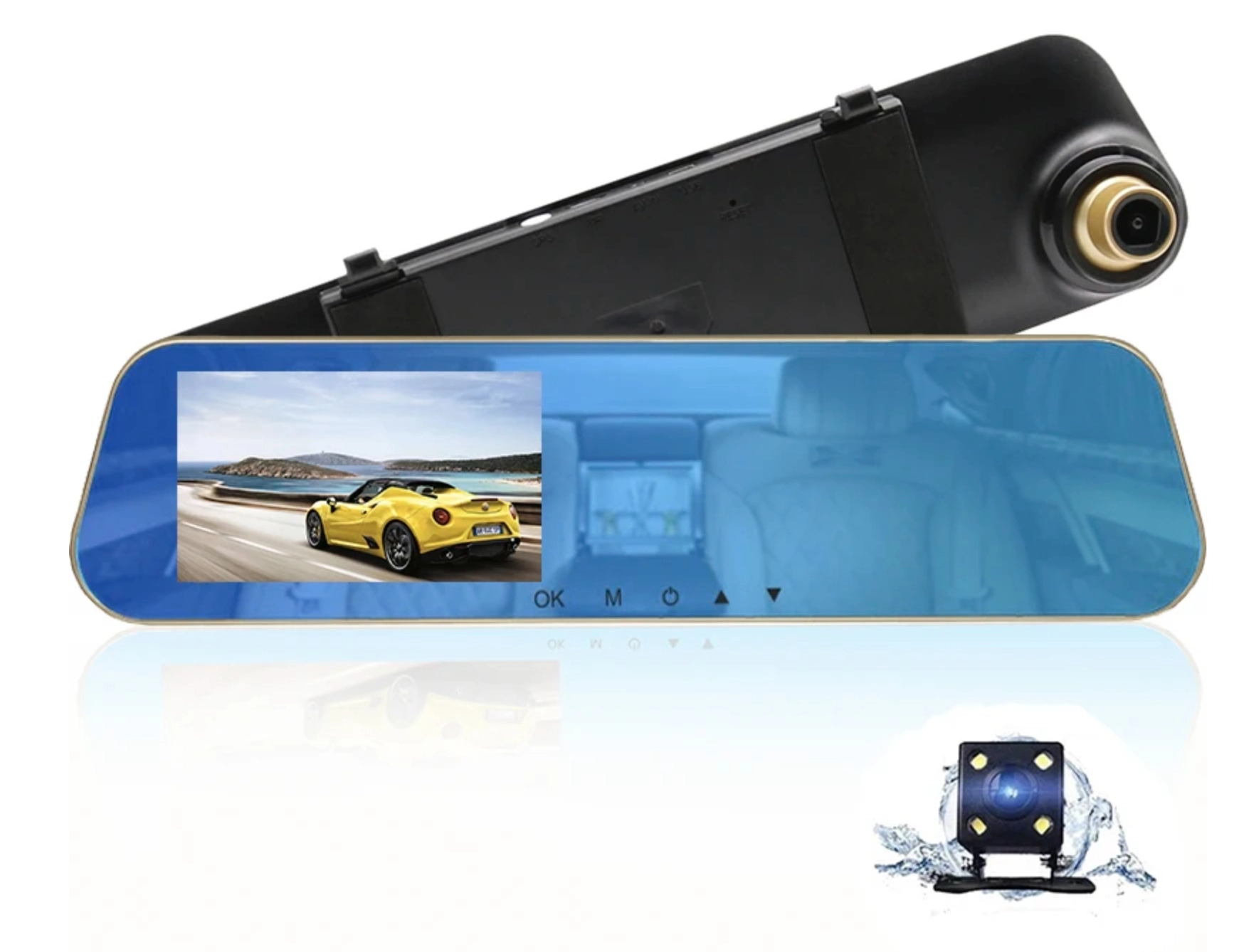 DVR KAYIT CİHAZI İÇ DİKİZ AYNALI