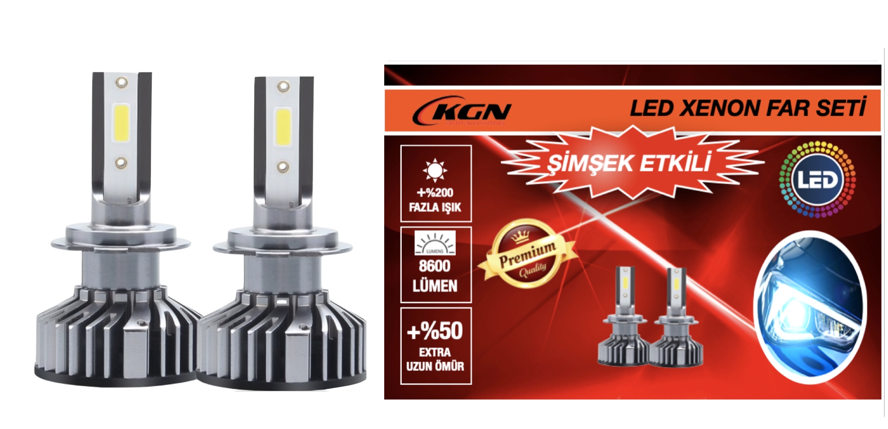 MİNİ TURBO LED XENON H4