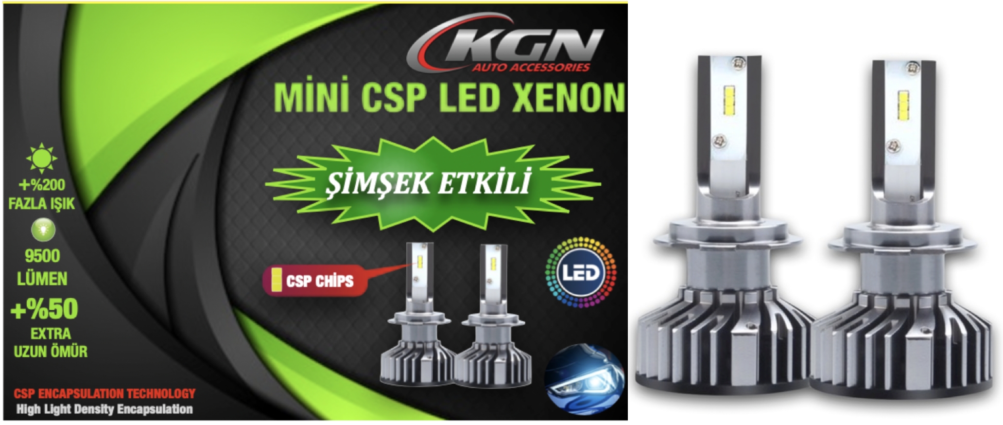 H11 TURBO LED XENON 3-36V MİNİ CSP