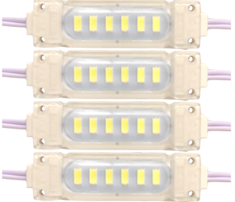 LED MODÜL LAMBA 12V 6 LEDLİ 5730 BEYAZ