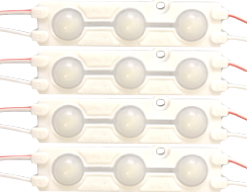 LED MODÜL LAMBA 12V 3 LEDLİ KÜÇÜK BEYAZ
