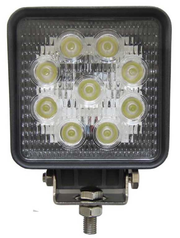 ÇALIŞMA LAMBA 10-60V 27W 9 LED KARE