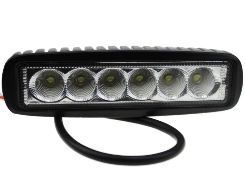 ÇALIŞMA LAMBA 10-30V 18W 6 LED