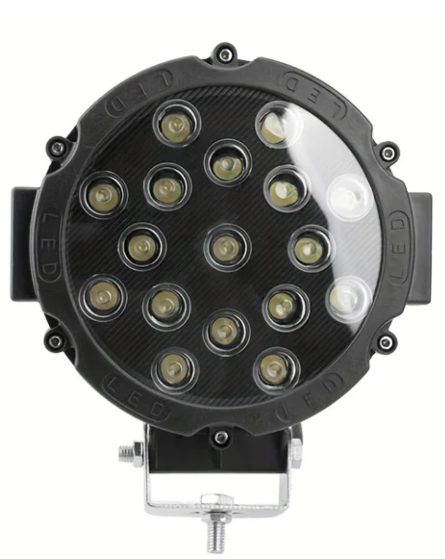 51 WATT OFF-ROAD PROJEKTÖR 10-60V 7’’ 17 LED SİYAH