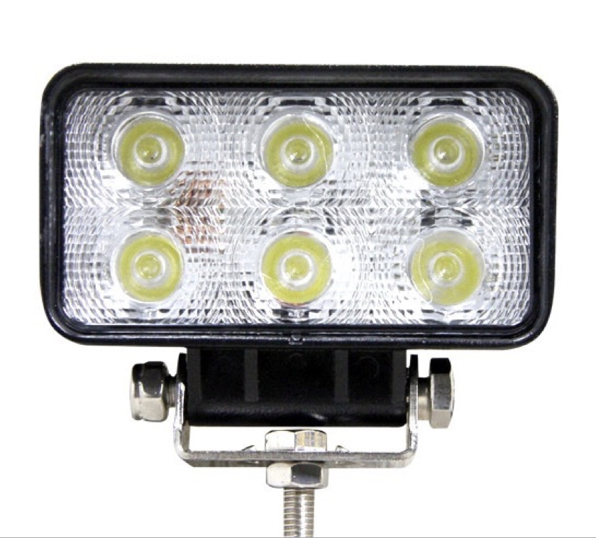 ÇALIŞMA LAMBA 12-60V DİKDÖRTGEN 6 LED 18W