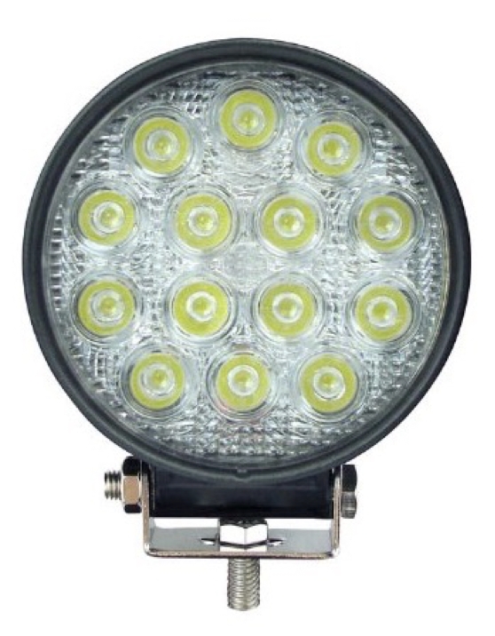 ÇALIŞMA LAMBA 10-60V 42W 14 LED YUVARLAK