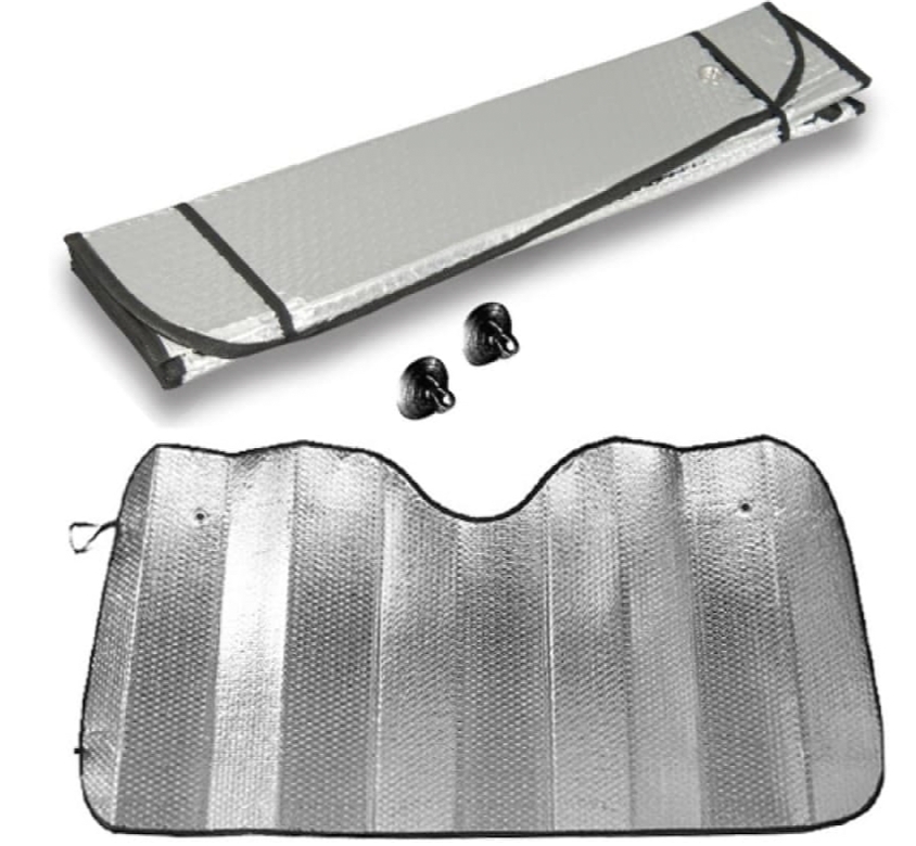 PERDE ÖN CAM GÜNEŞLİK METALİZE 130X60