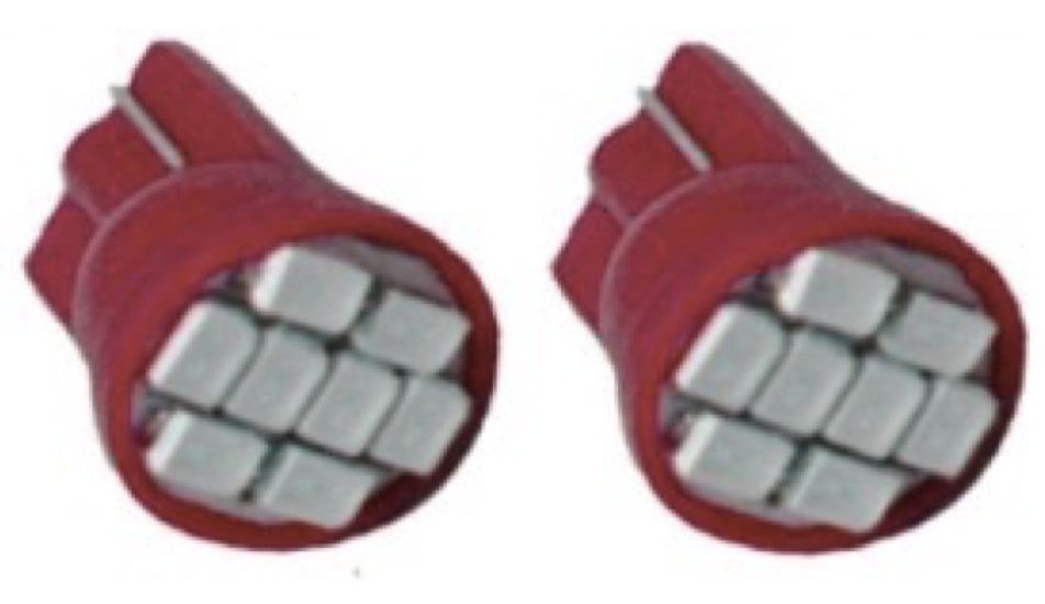 LED AMPUL 12V T10 8 LED KIRMIZI
