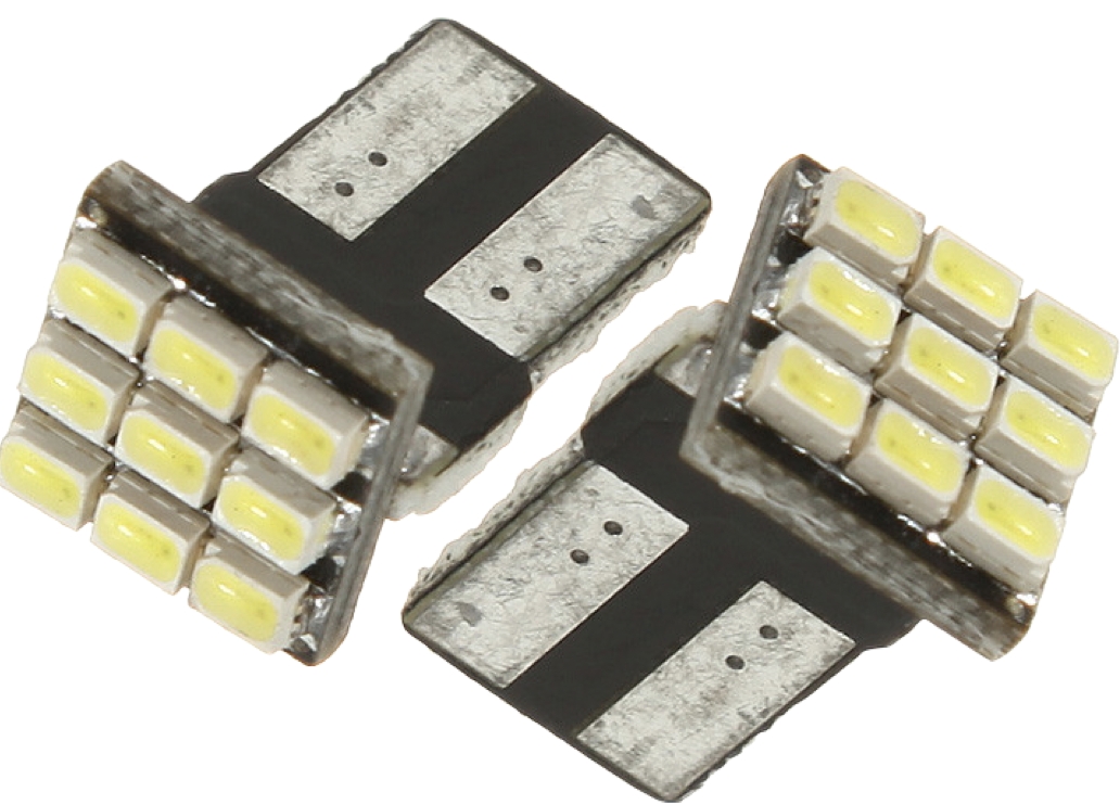 LED AMPUL 12V T10 9 LED MAVİ