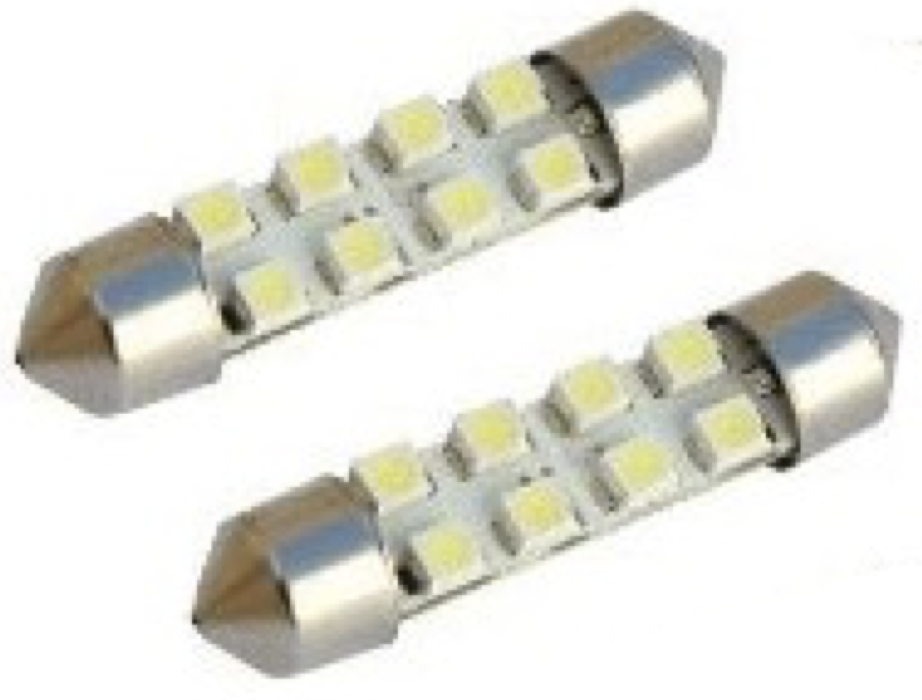 LED AMPUL 24V SOFİT 39MM 8 LED BEYAZ