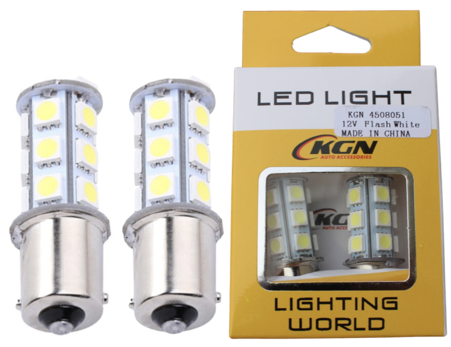 12V 1016 LED BEYAZ FLAŞ ÇAKAR 18 LED SMD
