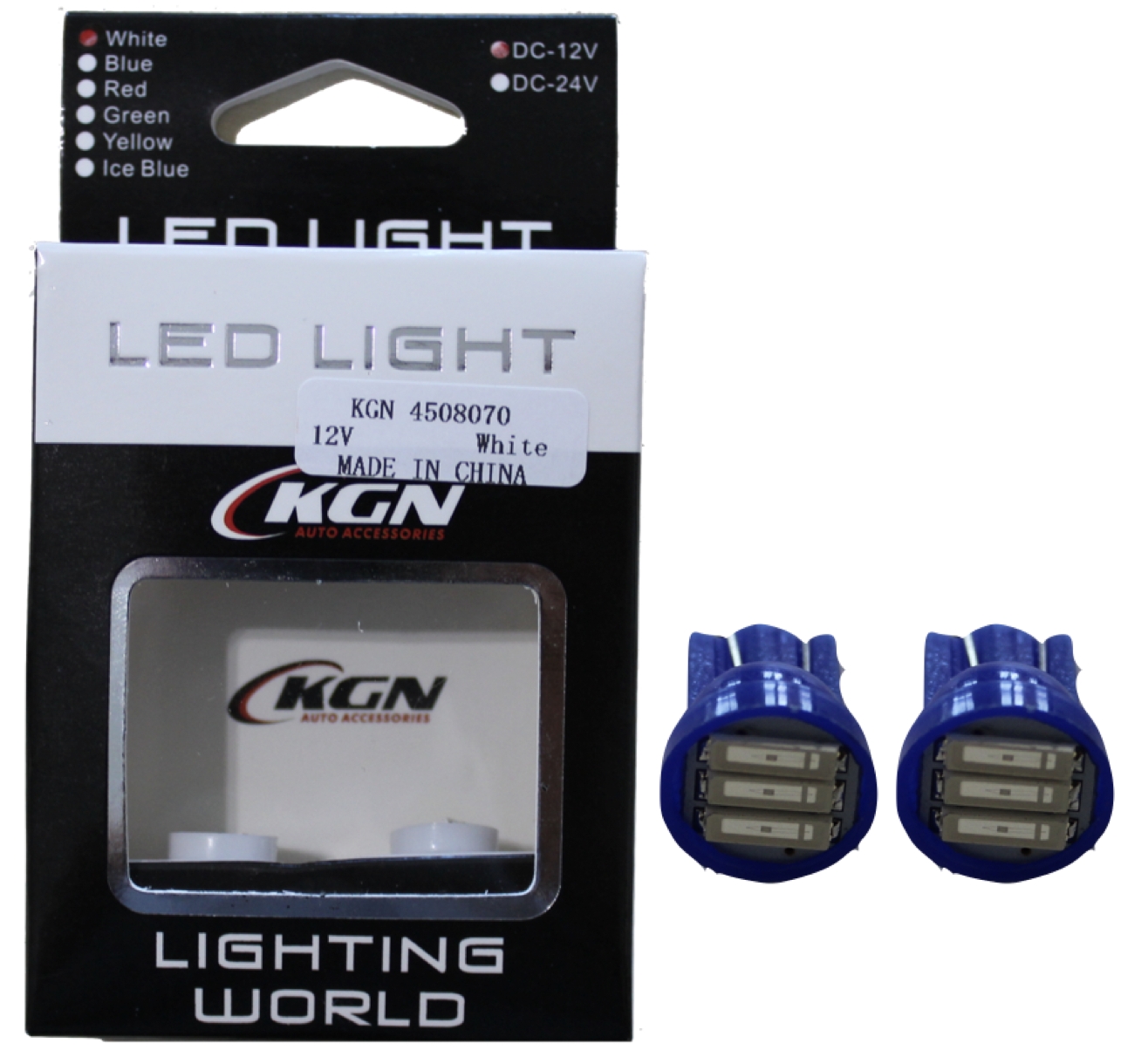 LED AMPUL 12V T10 3 COB LED MAVİ