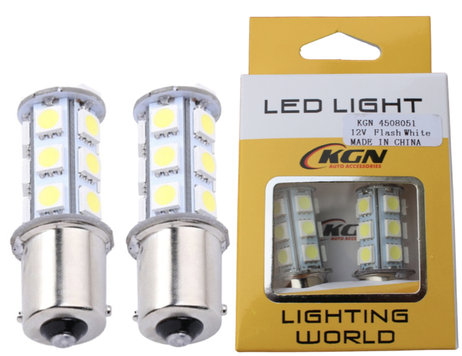 12V 93 LED BEYAZ FLAŞ ÇAKAR 18 LED SMD