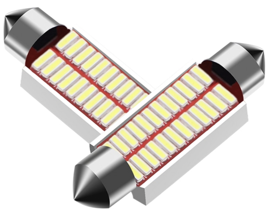 LED AMPUL 12V SOFİT CANBUS 39mm 20SMD 4014 BEYAZ