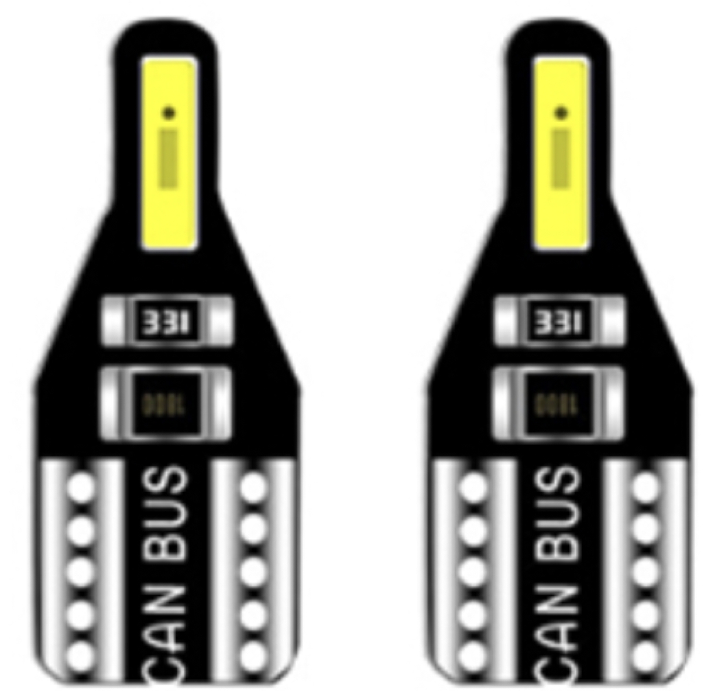 LED AMPUL 12V T10 CANBUS 2SMD 7020 BEYAZ
