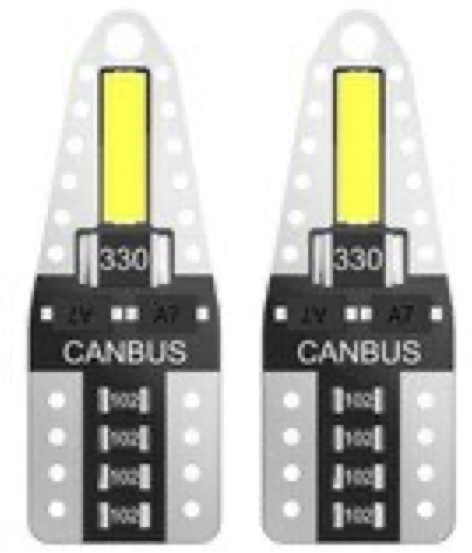 LED AMPUL 12V T10 CANBUS 2SMD 7020 BEYAZ