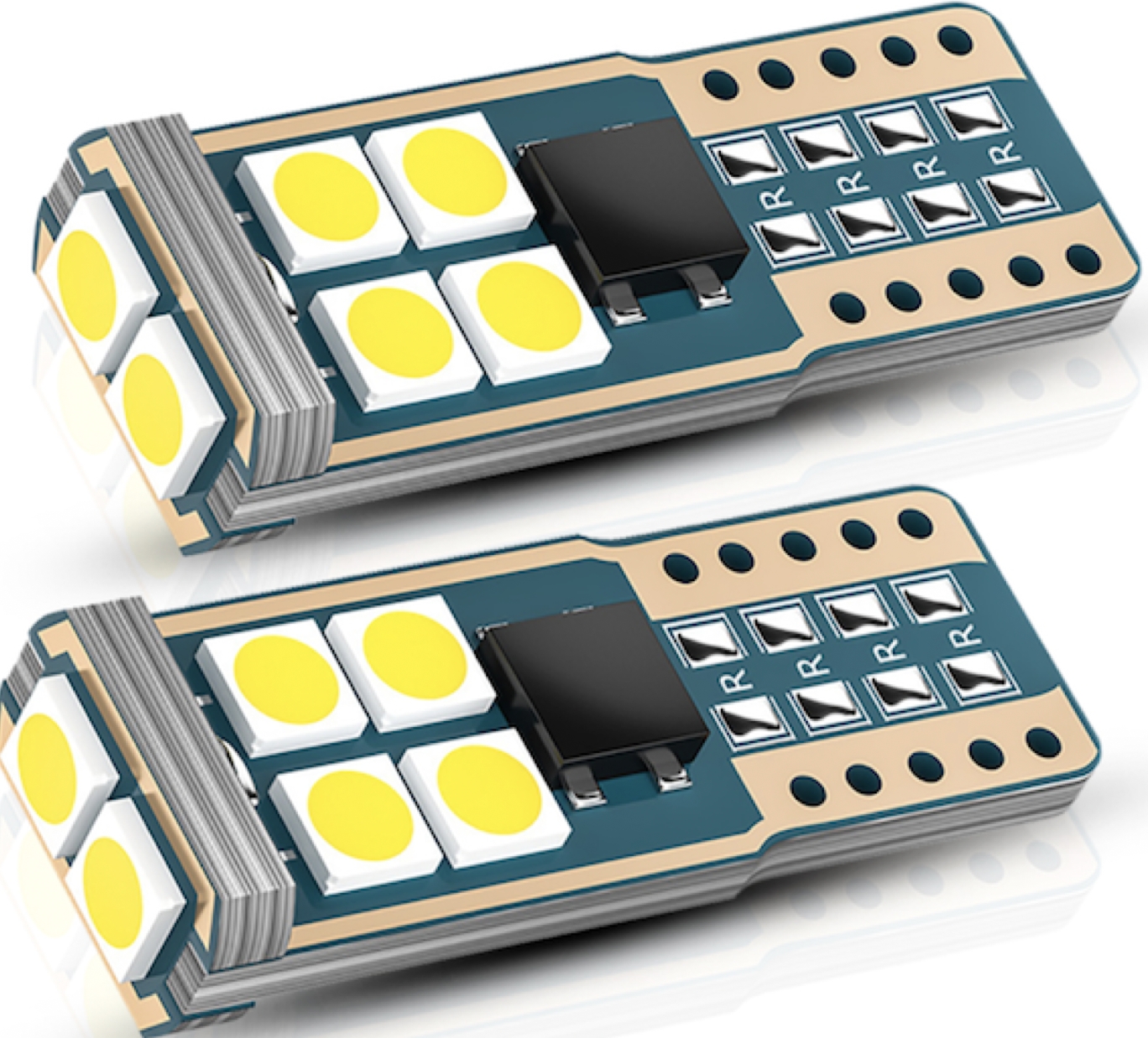 LED AMPUL 12V T10 CANBUS 10SMD 3030 BEYAZ