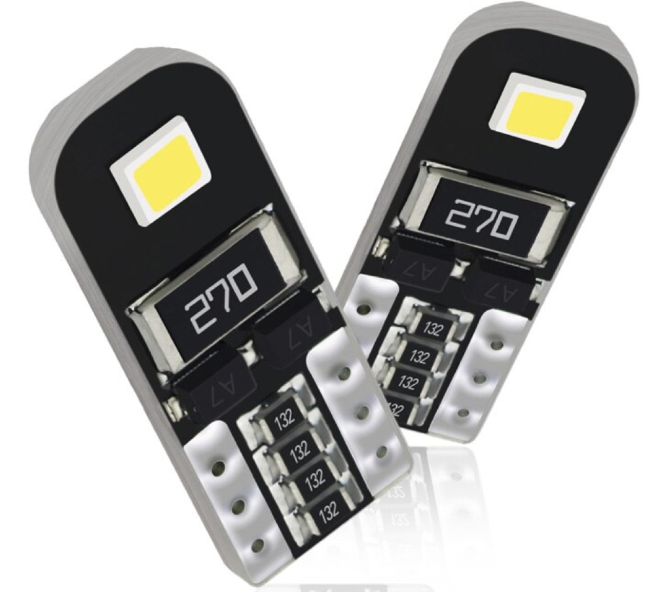 LED AMPUL 12V T10 CANBUS 2SMD 2835 BEYAZ