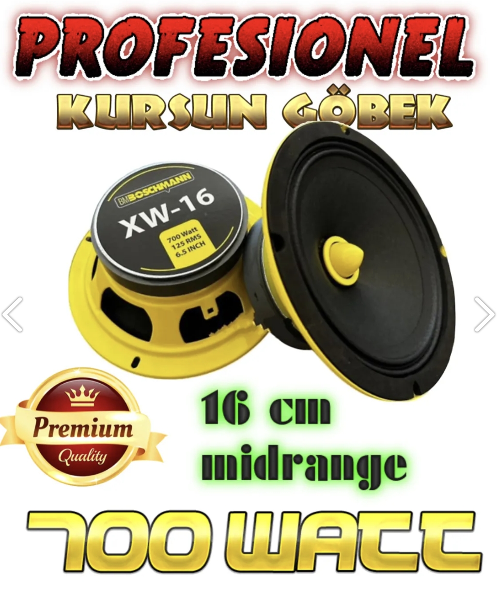16 CM HOPARLÖR KUTULU MİDRANGE