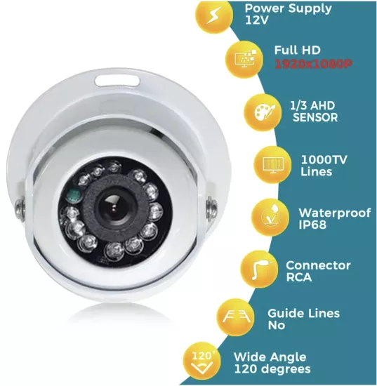 KAMERA DOME 120 DERECE BEYAZ