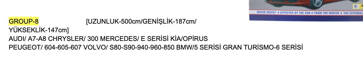OTO BRANDASI GRUP 8