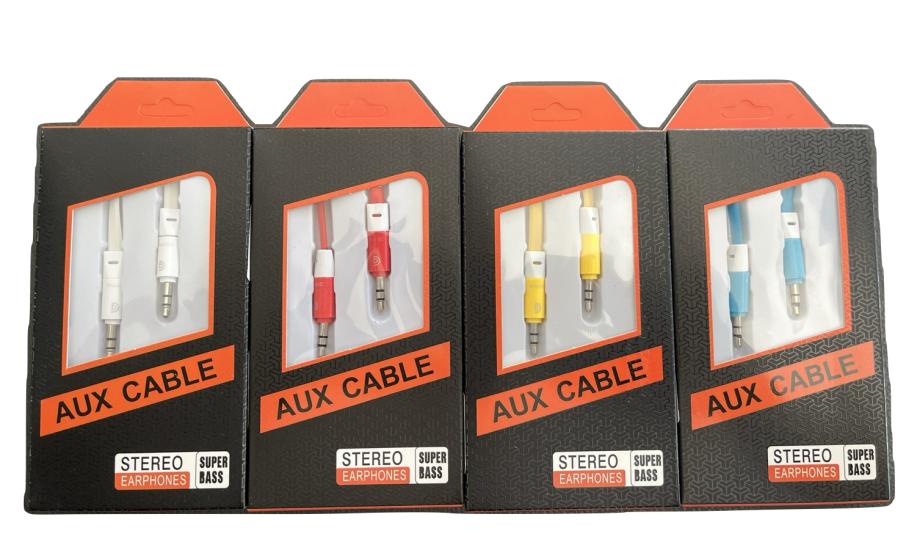 AUX KABLO 1.5 metre RENKLİ