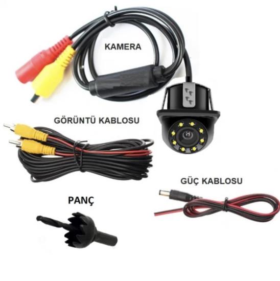 KAMERA OEM UYUMLU GÖMME GECE GÖRÜŞLÜ 8 LED