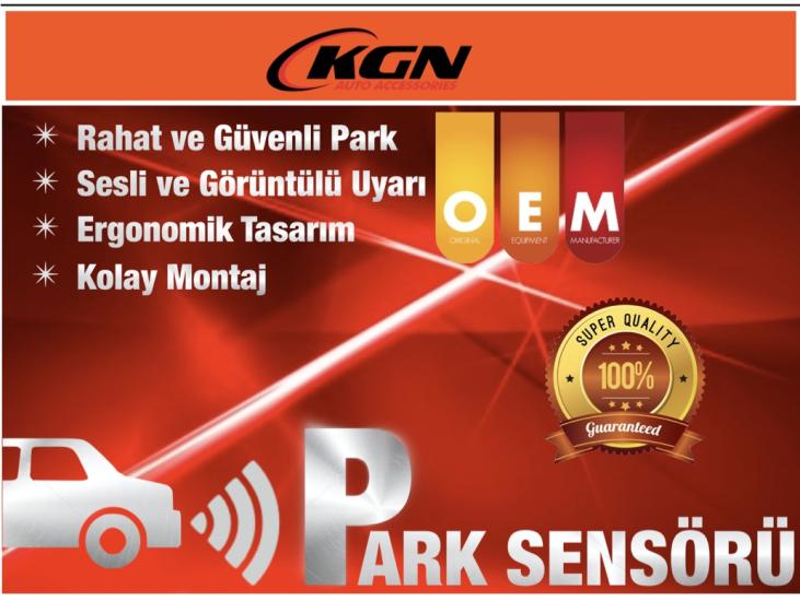 PARK SENSÖRÜ OEM SES İKAZLI SİYAH SENSÖR