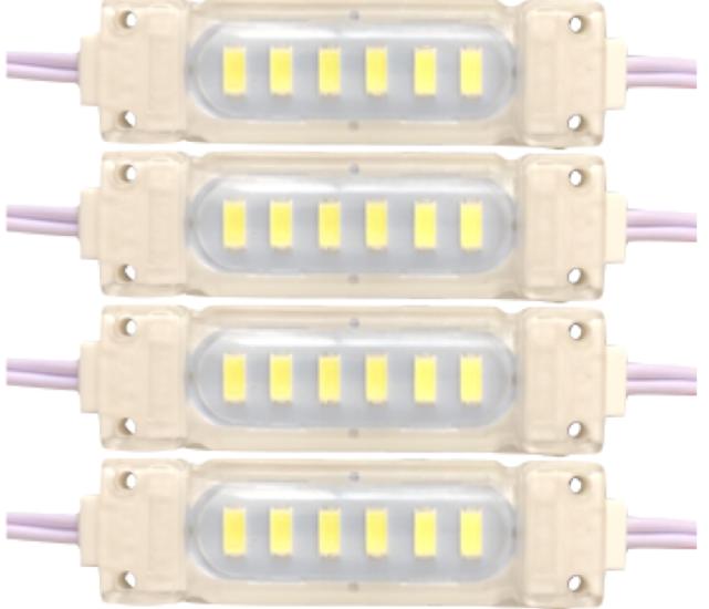 LED MODÜL LAMBA 12V 6 LEDLİ 5730 BEYAZ