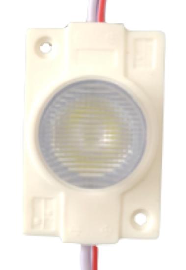 LED MODÜL LAMBA 12V TEKLİ YUVARLAK MERCEKLİ BEYAZ