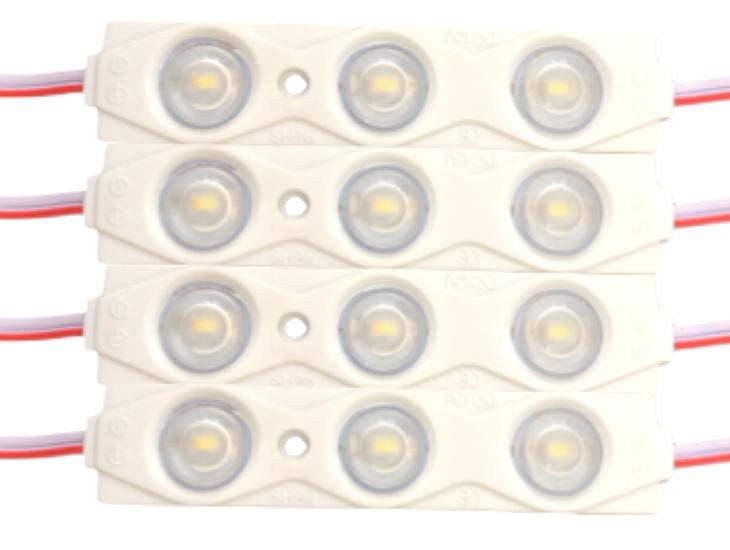 LED MODÜL LAMBA 12V 3 LEDLİ BÜYÜK BEYAZ