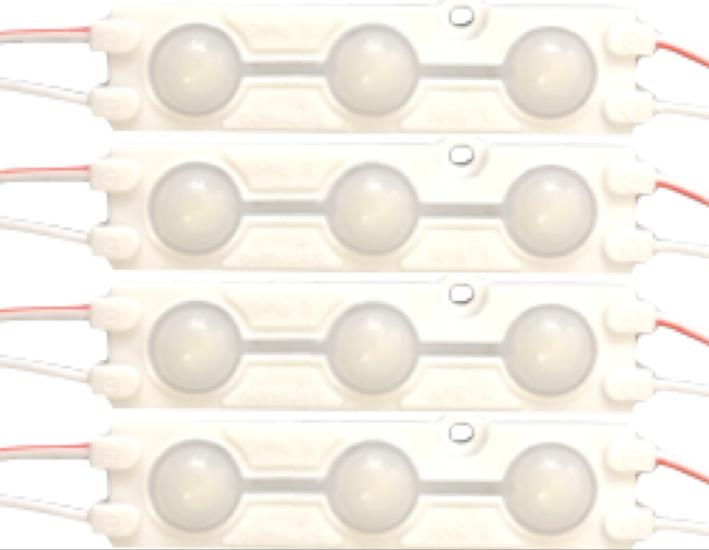 LED MODÜL LAMBA 12V 3 LEDLİ KÜÇÜK BEYAZ