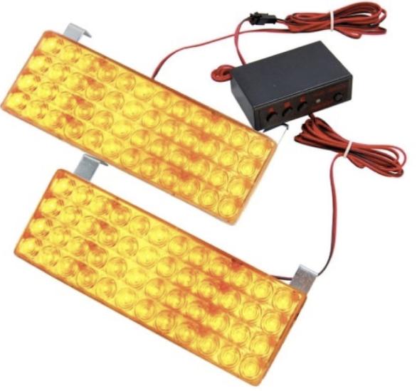 PANJUR İÇİ POLİS ÇAKAR 96 LED 12V SARI-SARI