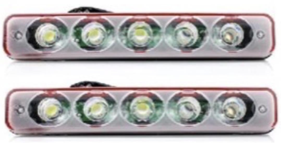 GÜNDÜZ FARI 5 LEDLİ METAL