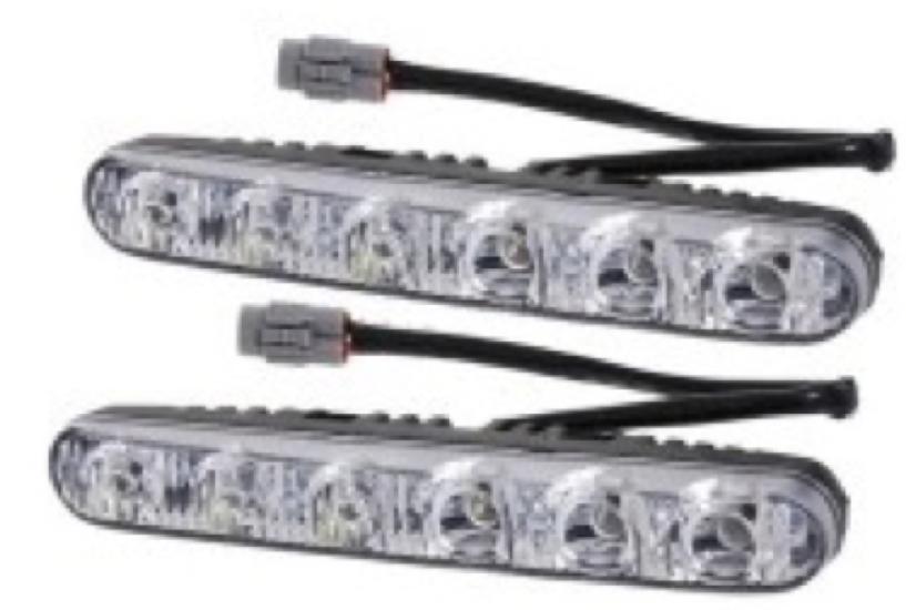 GÜNDÜZ FARI 6 LEDLİ METAL