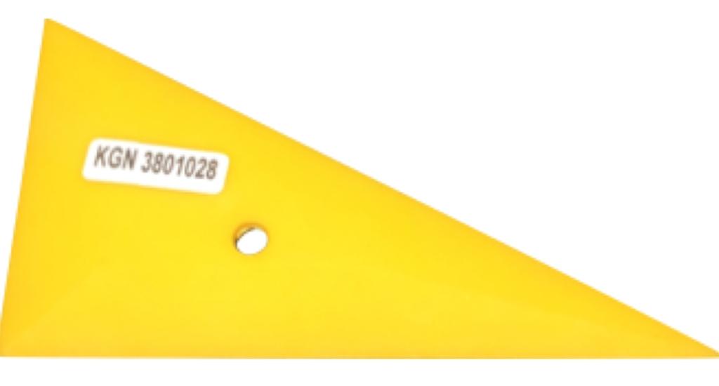 CAM FİLM ÇEKME RAGLE14 CM SARI ÜÇGEN