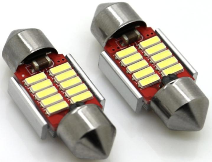 AMPUL LED SOFİT 12-24V 11X31 10 LED CANBUS BEYAZ