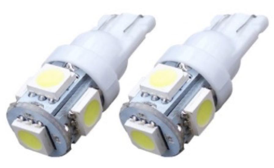 LED AMPUL 12V T10 5 LED 5050 BEYAZ