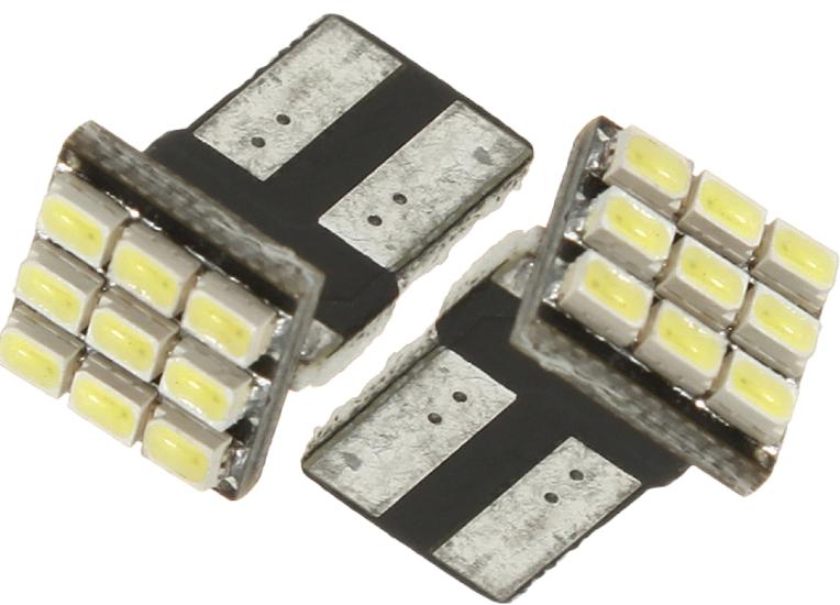 LED AMPUL 12V T10 9 LED MAVİ