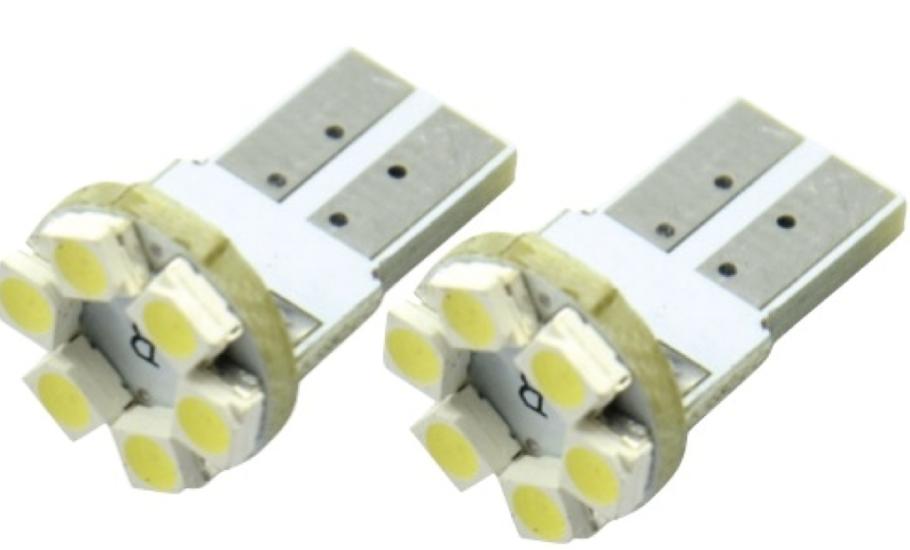 LED AMPUL 12V T10 6 LED MAVİ