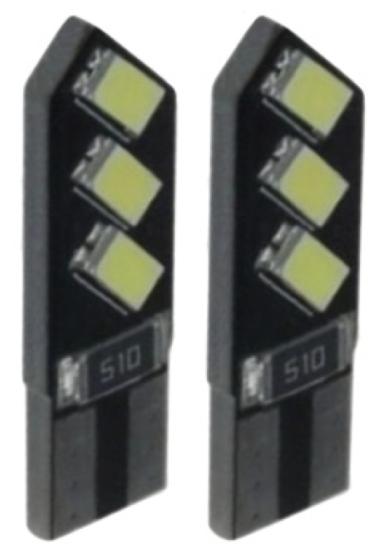 LED AMPUL 12V T10 6 LED MAVİ