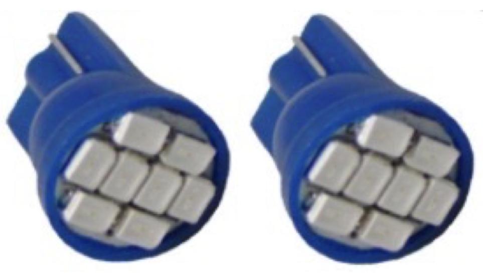 LED AMPUL 24V T10 8 LED MAVİ