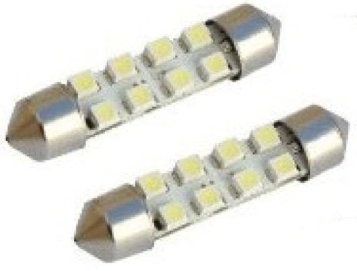 LED AMPUL 24V SOFİT 39MM 8 LED BEYAZ