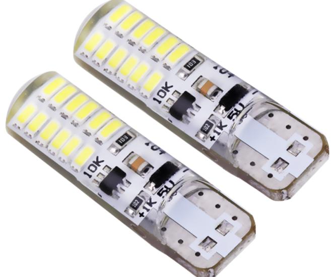 LED AMPUL 12V T10 24 SMD 3528 FLASH ÇAKAR BEYAZ