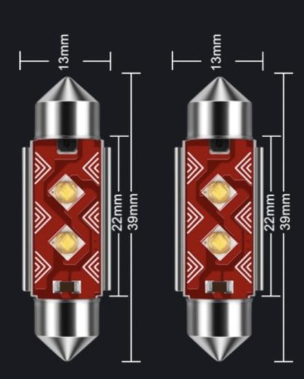 LED AMPUL 12V-24V SOFİT CANBUS 39MM 2SMD BEYAZ
