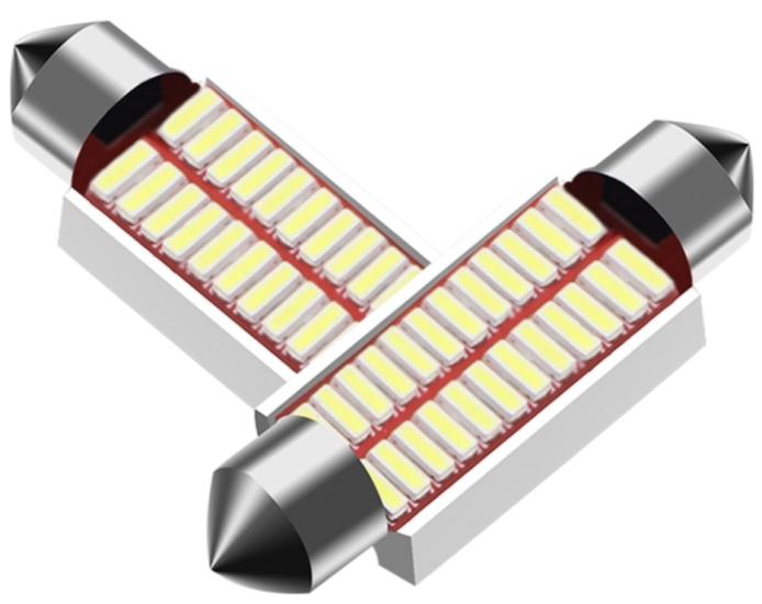 LED AMPUL 12V SOFİT CANBUS 39mm 20SMD 4014 BEYAZ