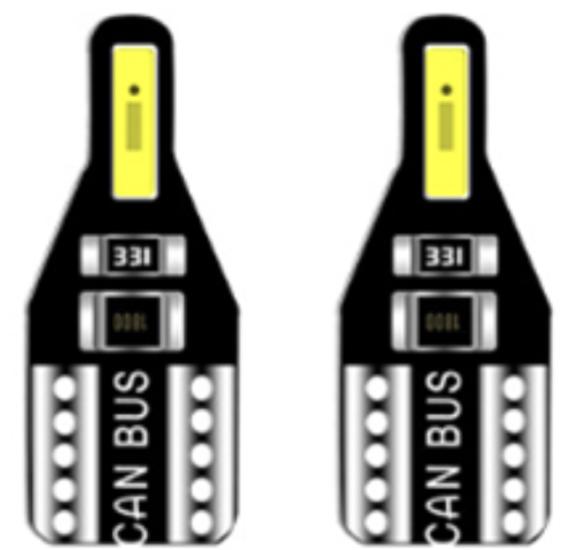 LED AMPUL 12V T10 CANBUS 2SMD 7020 BEYAZ